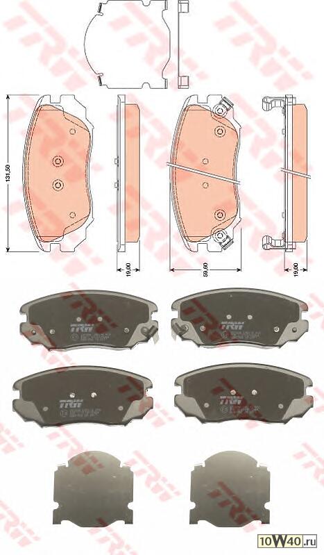 колодки дисковые п.\ opel insignia 1.6-2.0cdti 08>