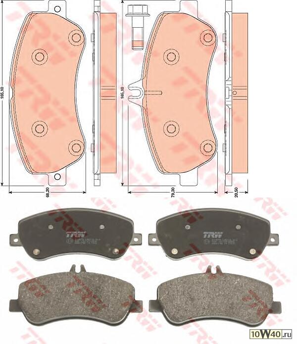 Колодки тормозные дисковые MERCEDES-BENZ: GLK-CLASS  08 -