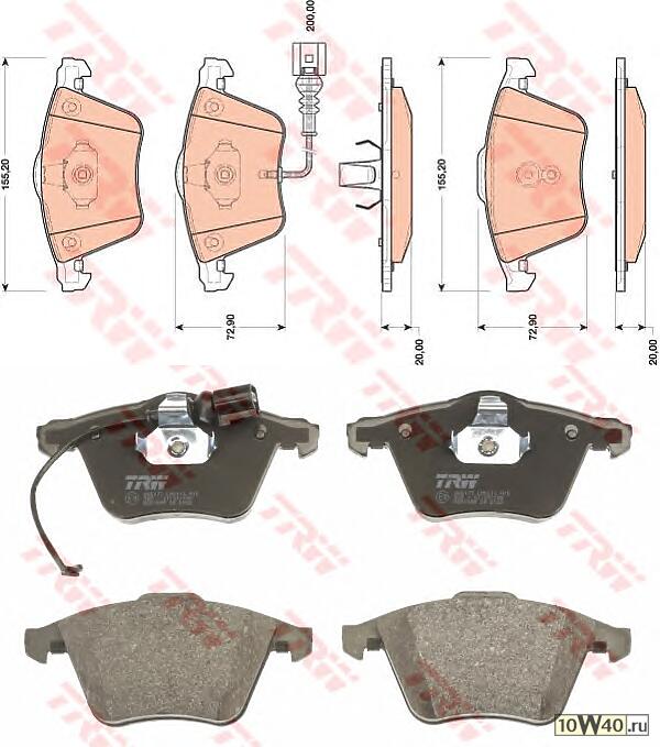 КОЛОДКИ ТОРМОЗНЫЕ ДИСКОВЫЕ