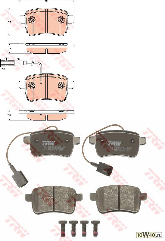 КОЛОДКИ ТОРМОЗНЫЕ ДИСКОВЫЕ