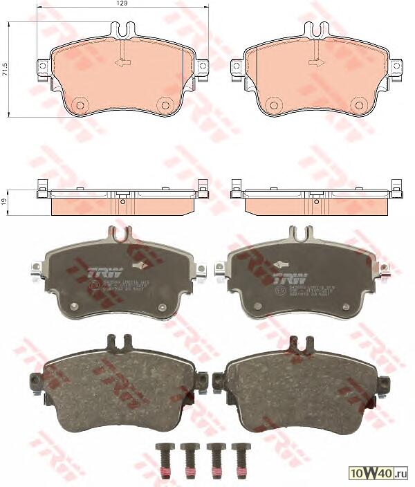 gdb1933 колодки дисковые передние\ mb w176 / w246 180 11>