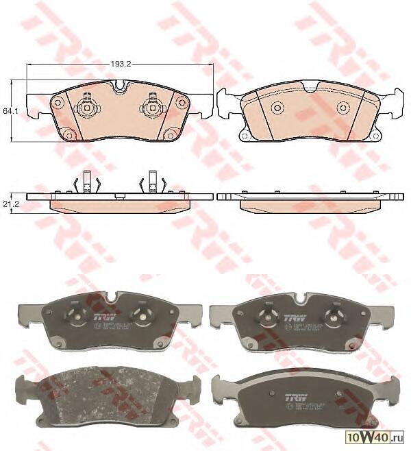 gdb1946 колодки дисковые передние\ mb w166 / x166 gl350 / ml250 3.5 / 2.1d / 3.0d 11>