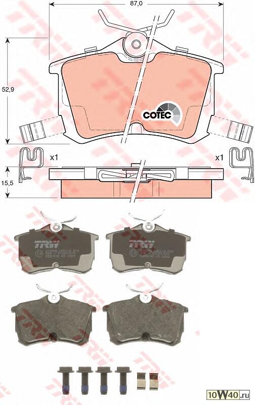 колодки дисковые з.\ honda accord 1.6i-2.3i / 2.0tdi 98>