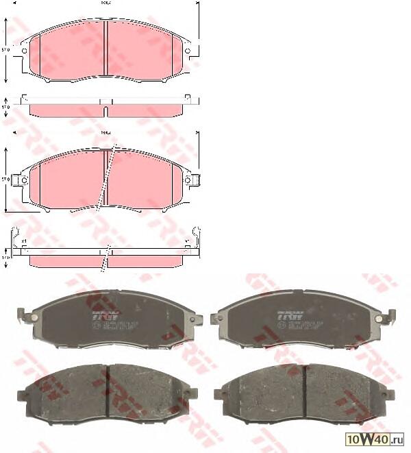 Колодки тормозные дисковые