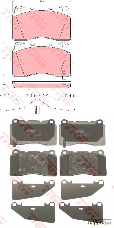 gdb3349 666 32 колодки дисковые п.\ subaru impreza 2.0 01>