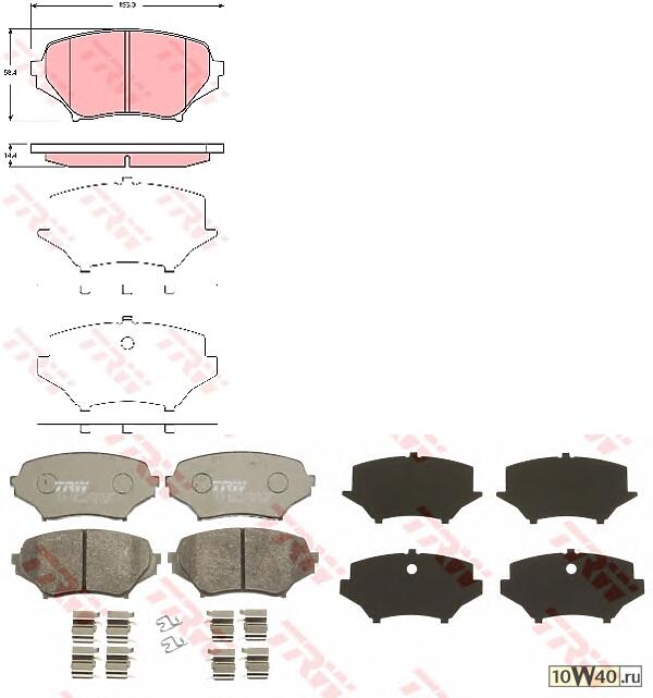 gdb3401 1189 01 колодки дисковые п.\ mazda mx-5 / miata nc 1.8 / 2.0 05>