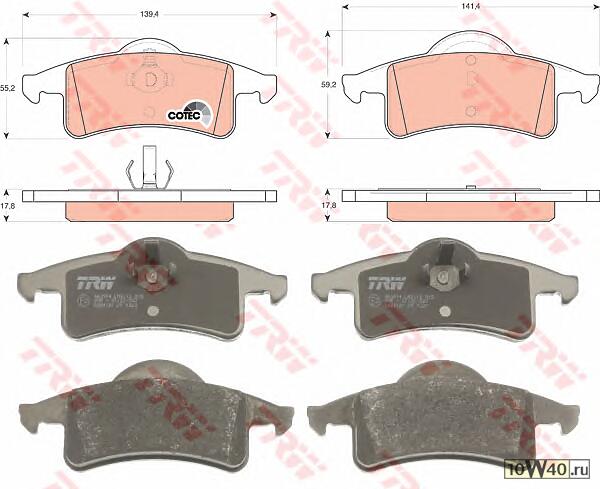 КОЛОДКИ ТОРМОЗНЫЕ ДИСКОВЫЕ