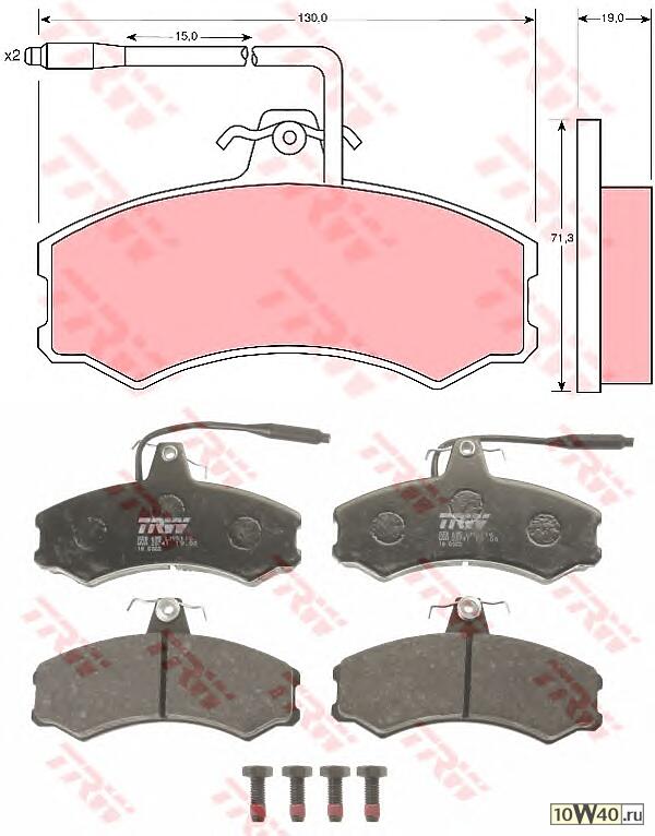 Код оригинала: 95966855 / 95624970 / 9940092 / ZF09938205 / 425099 / ZF09937786 / 9939028 / 9941207 / 425028 / 425106 / 95667764 / 9945070 / 9938205 / 194820 / 09938205 / 424833 / 425054
, <BR>колодки дисковые п.  Fiat Ducato, Peugeot J5 1.8-2.5TD 81-94