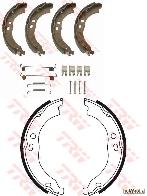 КОЛОДКИ ТОРМОЗНЫЕ БАРАБАННЫЕ