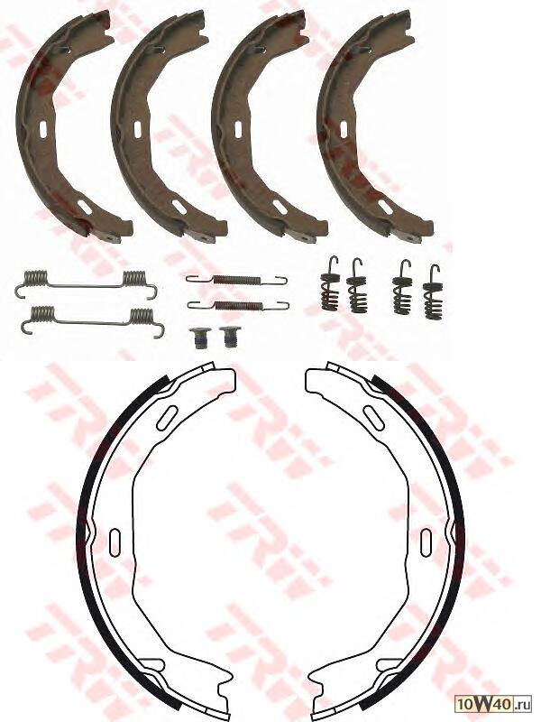Колодки тормозные барабанные MERCEDES-BENZ: C CLASS  07 -, C CLASS T-Model  07 -, E-CLASS T-Model  09 -, E-CLASS кабрио  10 -, E-CLASS купе  09 -