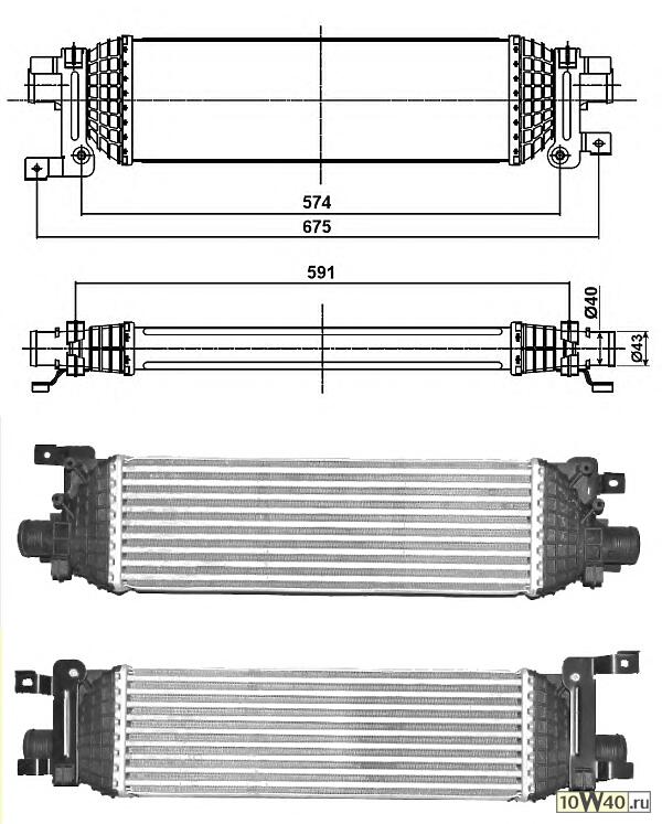 ИНТЕРКУЛЕР FRD FIESTA V/FUSION/MAZ 2 1.4-1.6TDCi 01-
