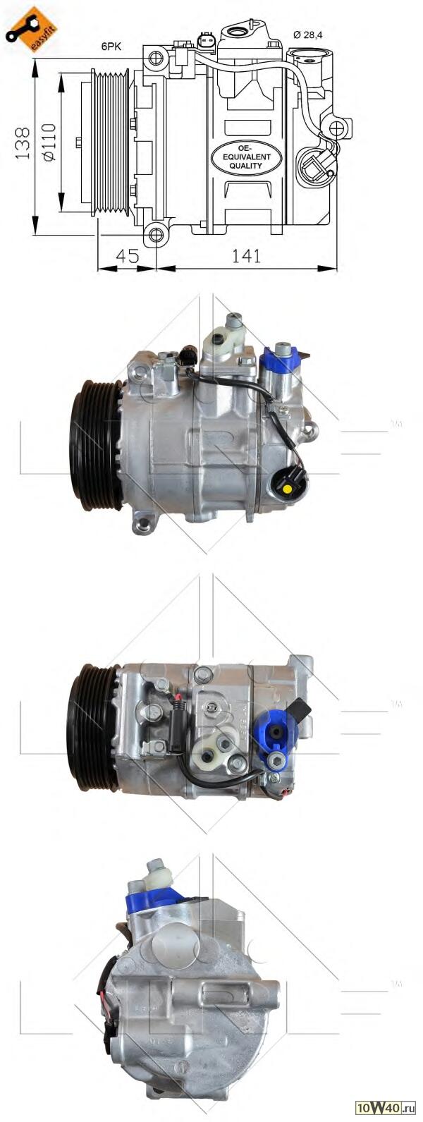 компрессор кондиционера mercedes c-series 1.8 94-