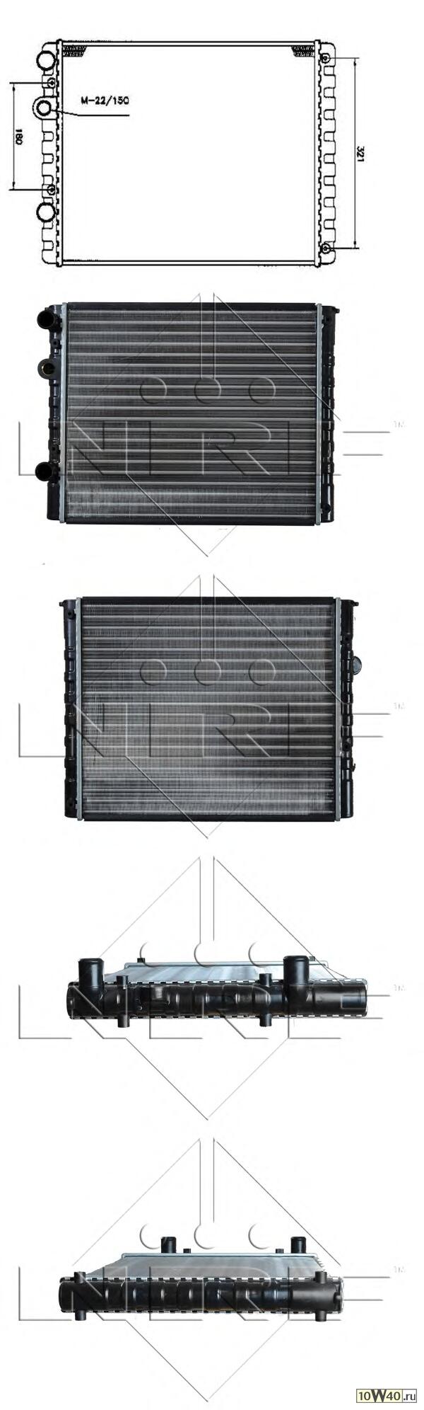 радиатор seat arosa(97-) 1.0 i