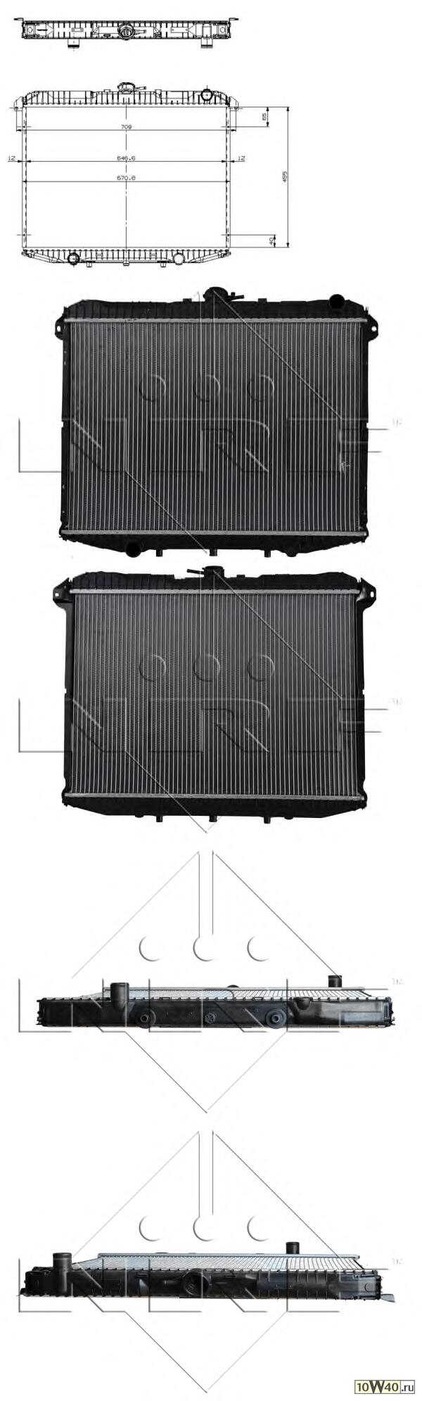 Радиатор двигателя