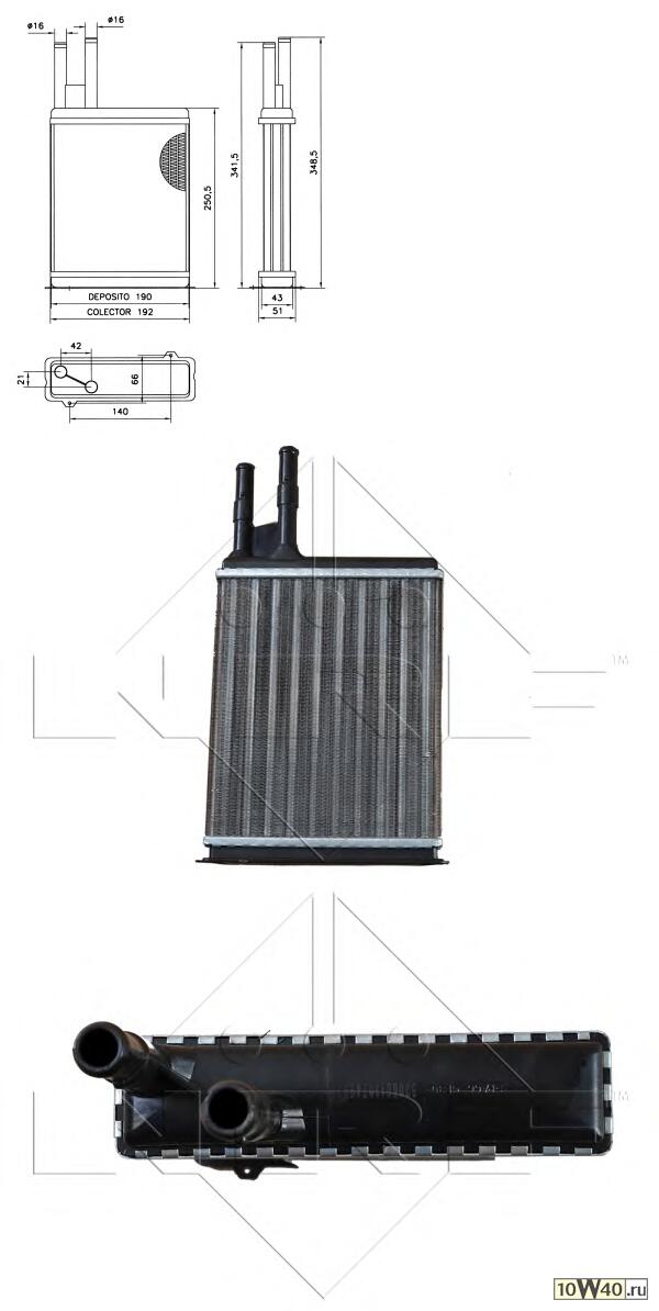 радиатор печки\ citroen jumper,peugeot boxer 2.0-2.5td 94-02