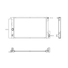 NRF 53763 (164000D400 / 164000D410 / 164000D470) радиатор системы охлаждения мкпп\ Toyota (Тойота) auris / Corolla (Корола) 1.4-1.6i 16v 06>