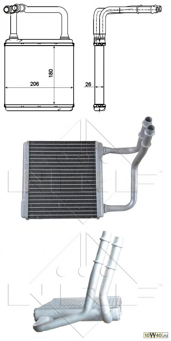 радиатор печки\ mb w211 / c219 02>