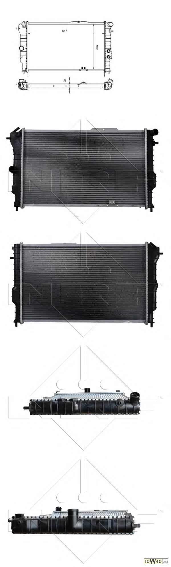 Радиатор двигателя