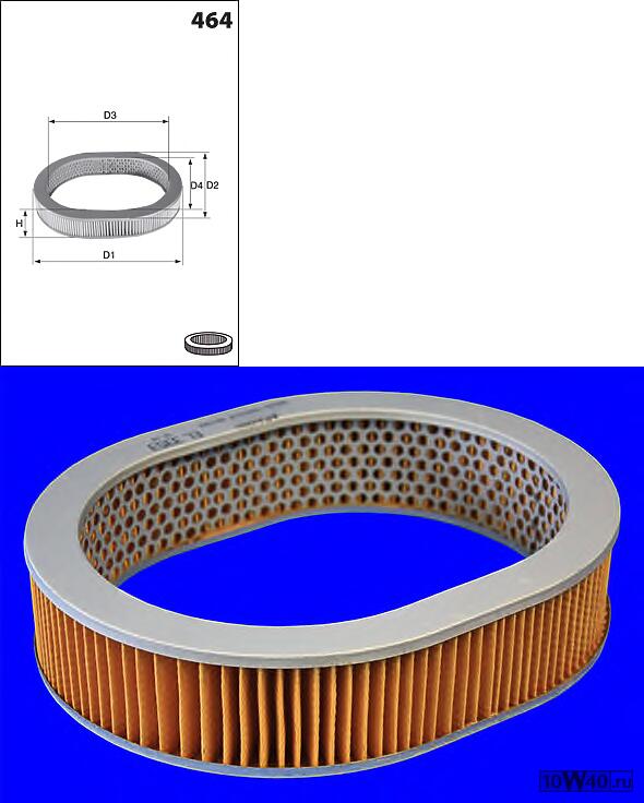 фильтр воздушный  Nissan Bluebird 1.6/2.0 86-91
