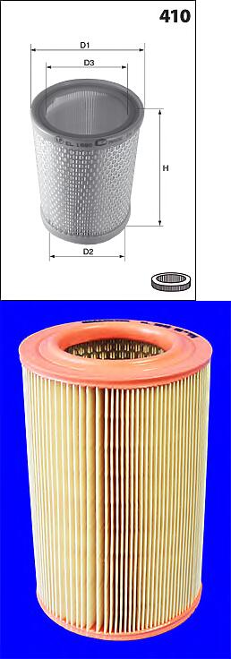 фильтр воздушный  Saab 900 2.0 16V 86-94