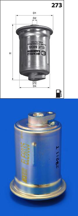 фильтр топливный  atos,coupe,lantra 1.0-2.0l 1996=>
