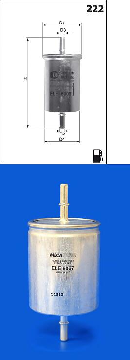 фильтр топливный  Ford Mondeo III all 00>