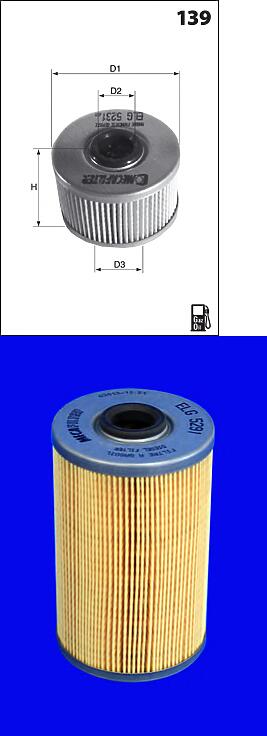 фильтрующий элемент топлива  Opel Vivaro 2.5DTi,Renault Trafic 03>/Master 1.9-3.0DCi 01>