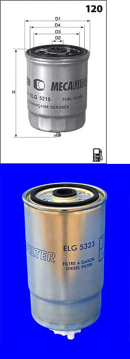 фильтр топливный doblo 1.9 jtd (101 hp)