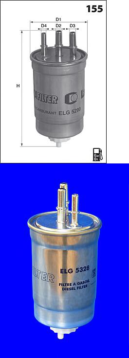 фильтр топливный  Ssang Yong Rexton/Rodius/Kyron 2.0XDi/2.7XDi 04>