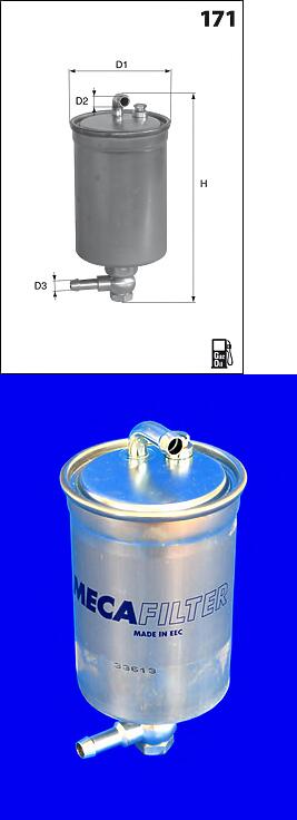 фильтр топливный  Audi A4 2.7TDi/3.0TDi 04>