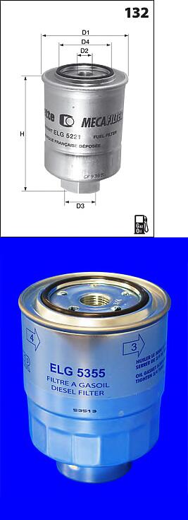 фильтр топливный  Honda Accord/Civic/CR-V/FR-V 2.2i-CTDi 04>
