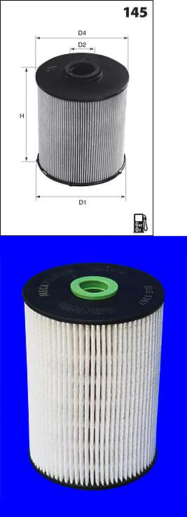 фильтр топливный  VW Golf, Audi A3 1.9/2.0TDi 03>, Skoda Octavia 2.0TDi 04>
