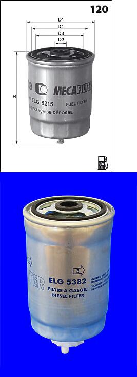 фильтр топливный  santa fe /  sorento 2.2-2.5crdi 2004=>