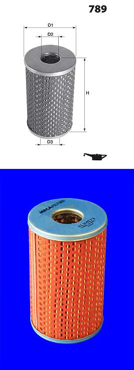 фильтр масляный   MB W460/W123 2.0-2.5 M115 76-94, MWM