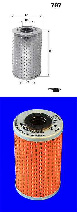 фильтр масляный  MB W123/460 2.0/2.3 80-93