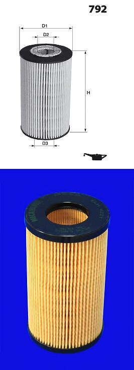 фильтр масляный вставка