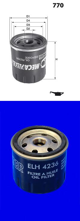 фильтр масляный opel 1.3-2.5l 85=> / daewoo espero,nexia 1.5-2.0l