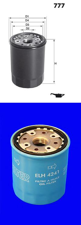 фильтр масляный   Toyota 4 Runner/Hi-Ace/Land Cruiser/Previa/Yaris 2.0-3.4/1.4D 84>