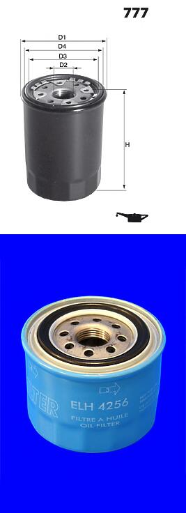 фильтр масляный subaru forester / impresa / legacy(зам.на oc195)