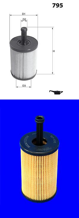 фильтр масляный peugeot 206, 306, 307 / citroen c3 1.1-1.6 96>