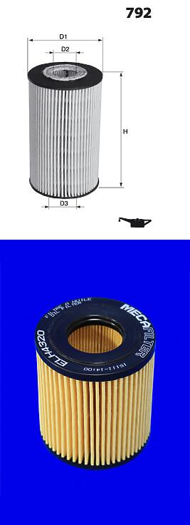 фильтр масляный  Ford Mondeo 1.8-2.5 00>, Mazda 6 GG/GY 1.8-2.3 02>