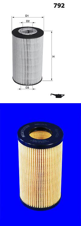 фильтр масляный вставка