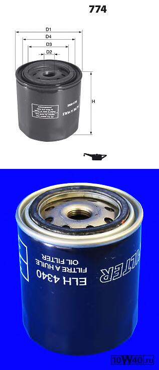 фильтр масляный opel 2.3td omega a,frontera a