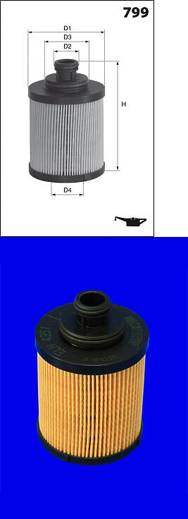 фильтр масляный  Opel Corsa/Agila/Meriva, Fiat Punto/Doblo 1.3D/JTD 03>