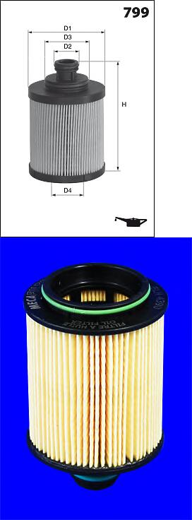 фильтр масляный вставка