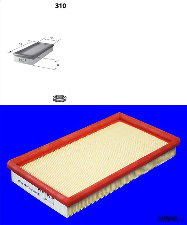 Код оригинала: VAF541 / 90442260 / 90234260 / 834259 / 25062265 / 834290 / 834301 / 25062269 / 90410788 / 25062268, <BR>фильтр воздушный  Opel Corsa A 1.6 88-93