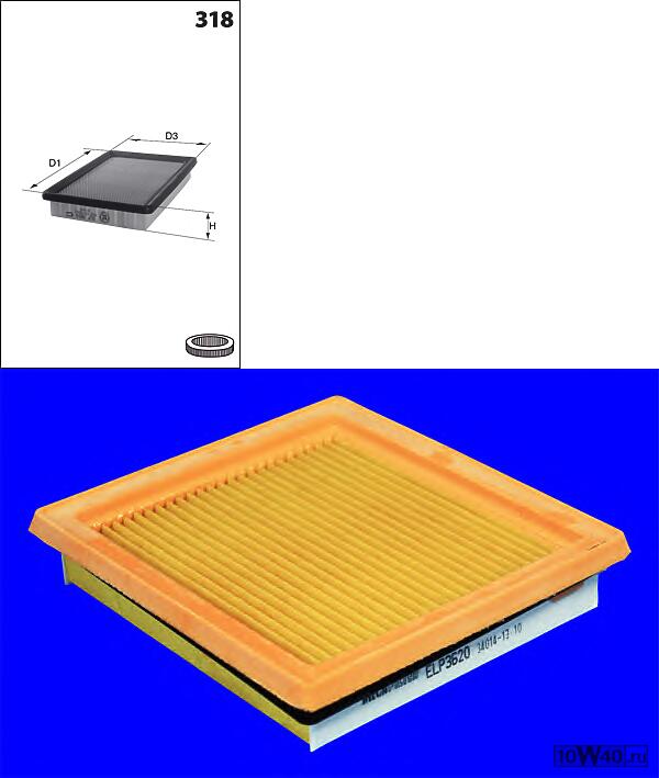 фильтр воздушный nissan micra ,note 1.0-1.4l