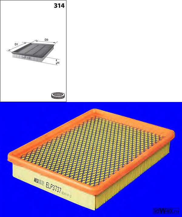 Код оригинала: 93183040 / 25170511 / 835621 / 10318557 / 12482805 / 10421389 / PC894 / 25099149 / 835619 / A1208C / 5834036 / FA7597 / 12565752, <BR>фильтр воздушный  Opel Sintra 2.2i/DTi/3.0 & 16V/24V 96-99