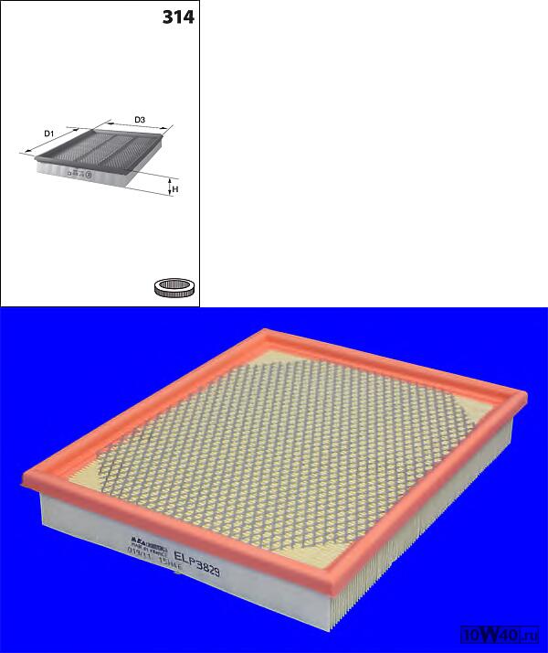 фильтр воздушный  Opel Astra G/H 1.7CDTi 04>/Zafira 2.0Di/2.2DTi 99>