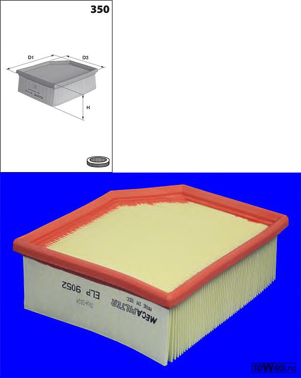 фильтр воздушный  Citroen Berlingo, Peugeot Partner 1.6 & 16V 00>